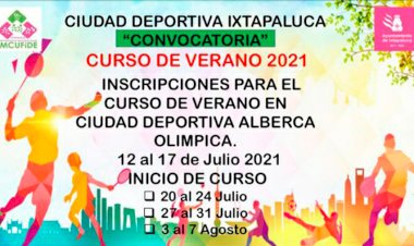 Deporte y diversión en cursos de verano de Ciudad Deportiva Ixtapaluca