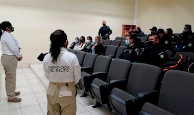 Capacitan en Cañada Morelos a elementos de seguridad pública