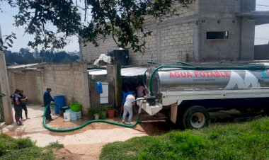 Antorcha gestiona agua potable para colonias populares de Nicolás Romero