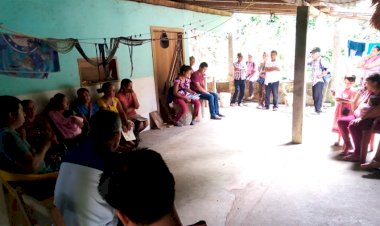 El Movimiento Antorchista continúa visitando las comunidades de la zona Huasteca