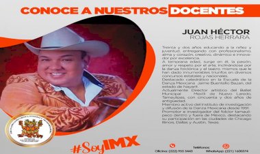 Presentan a Juan Héctor Rojas como maestro del IMX