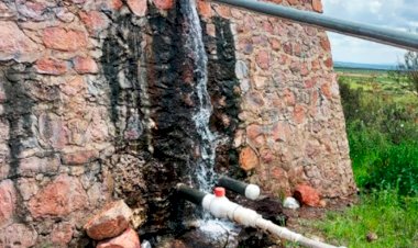 Se restableció servicio de agua potable en La Hediondilla, Villa de Ramos