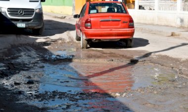 Piden rehabilitación de calles principales en San Rafael, Galeana