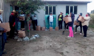 Antorcha gestiona despensas para campesinos de Tlaxcala