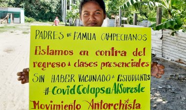 Reprueban paterfamilias de Campeche clases presenciales sin vacuna a estudiantes