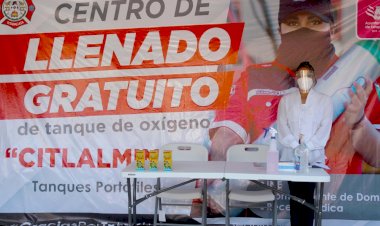Ixtapaluca se solidariza con pacientes y llena gratis tanques de oxígeno
