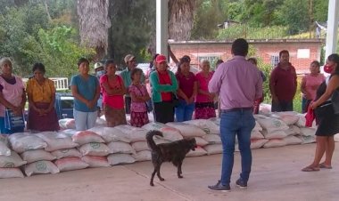 Fertilizante continúa llegando a pueblos de Chilapa