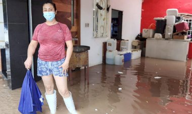 Fuertes afectaciones por lluvias en colonias de Sinaloa ante la falta de servicios básicos