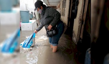 Gobierno morenista insensible, niega apoyo a damnificados por inundaciones en Ecatepec