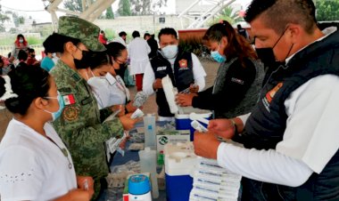 Llega a Chimalhuacán primera dosis de vacuna contra covid-19 para jóvenes de 18 a 29 años