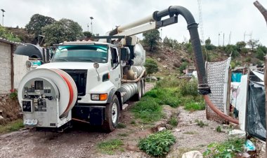 Logran limpieza de fosas sépticas en colonias vulnerables de Puebla