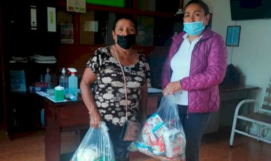 Gobierno antorchista continúa entrega de apoyos alimentarios en Villa de Arriaga