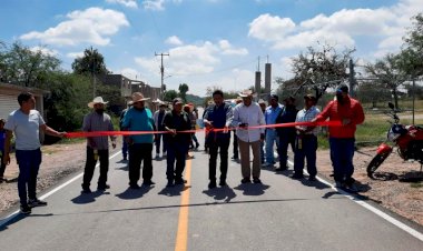 Ayuntamiento antorchista inaugura nueva obra en Mexquitic