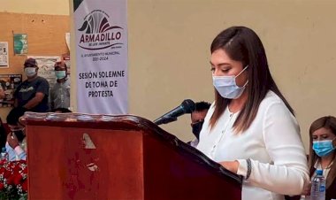 Rocío Castillo Vera, toma protesta como nueva presidenta municipal de Armadillo de los Infante