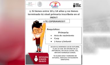 Antorcha realizará jornada de alfabetización para adultos de Rioverde