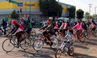 Antorcha es deporte: únete a la rodada ciclista por Chimalhuacán
