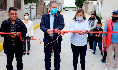 Gobierno antorchista mejora calles de Acuitlapilco 