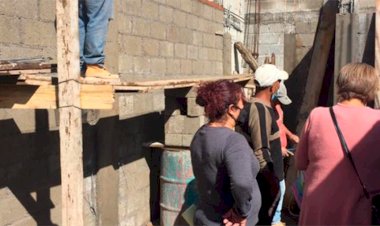Avanzan trabajos de construcción del programa de vivienda que gestionó Antorcha RTC en Tenancingo