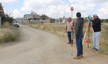 Preparan proyecto de pavimentación en colonia de Guadalupe, Zacatecas