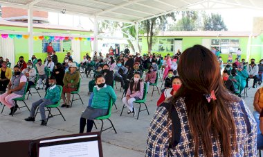 Antorcha logra mejoramiento de escuelas en Chimalhuacán