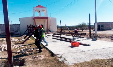 Inicia obra para techar iglesia de Santo Domingo