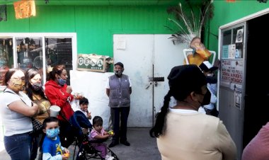 Antorchistas de Iztapalapa exigen a la Territorial Reforma concluya obras públicas