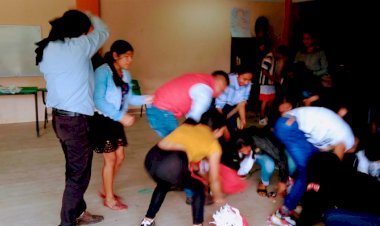 En Pantepec estudiantes festejan cierre del ciclo escolar 2021