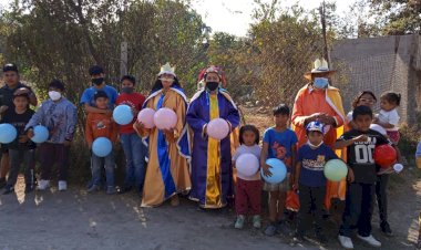 Antorcha continúa misión de Reyes Magos para niños de CDMX