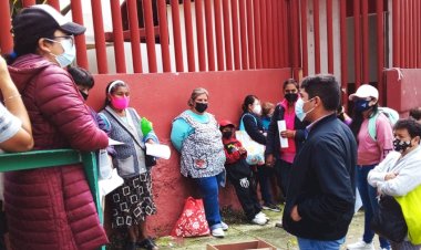Antorcha entrega apoyos alimentarios a familias vulnerables de Magdalena Contreras