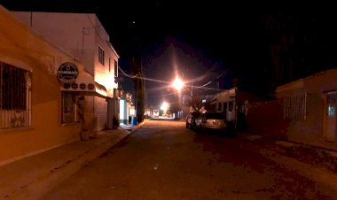 Falta rehabilitación de alumbrado público en colonia Abraham González 