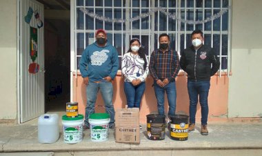 Pintura e impermeabilizante a la Escuela Primaria Emiliano Zapata