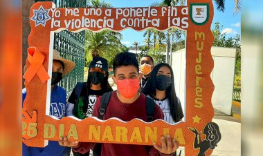 Conmemoran día naranja en Tecomatlán