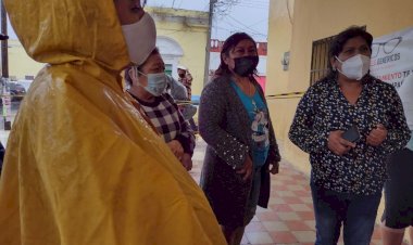 Bajo la lluvia y sin atención del Gobierno de Kanasín