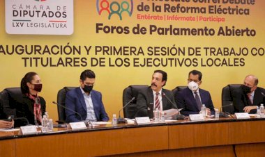 Sobre los foros de discusión de la Reforma Eléctrica