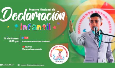 Antorcha invita a familias de Zacatecas a disfrutar de Muestra Nacional de Declamación Infantil 