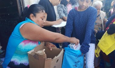 Entregan desayunos escolares a estudiantes de El Porvenir, Chiapas 