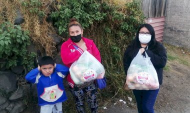 Antorcha lleva programa de abasto popular a familias de Milpa Alta