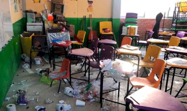 En menos de dos semanas; por tercera vez, vandalizan escuela en Coyotepec