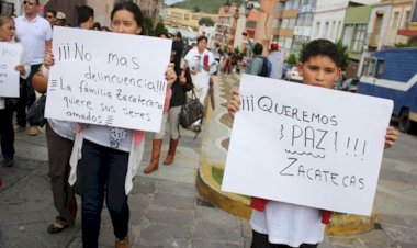 Paz, seguridad y justicia, clamor del pueblo de Zacatecas