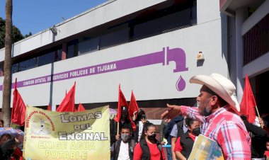 Antorchistas tijuanenses exigen solución a la escasez de agua
