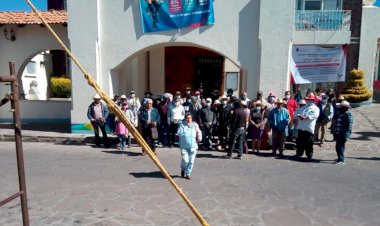 Campesinos de San Bartolo Morelos dan seguimiento a sus demandas