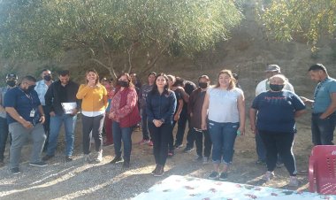 Entrega recepción del drenaje sanitario en La Jolla