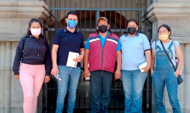 Integrantes de Antorcha en San Cosme y la responsable de la casa del estudiante Tlahuicole en Atempan, dan continuidad a sus demandas.