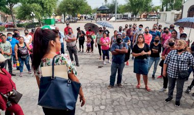 Exigen reconexión de luz eléctrica de la colonia Antorchista