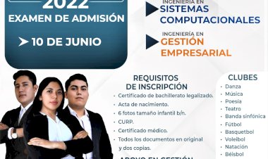 Invita ITT de Tecomatlán a convocatoria de admisión