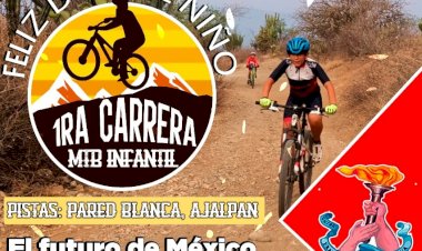 Atenta invitación a la Carrera MTB Infantil en Ajalpan, Puebla