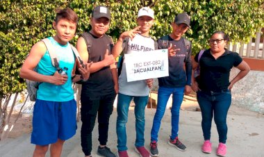 Destaca estudiante de Telebachillerato de Zacualpan en evento deportivo