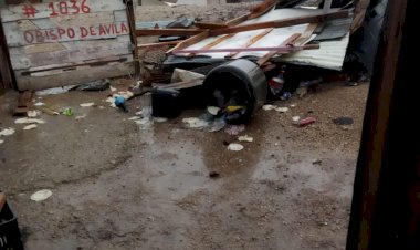 Tormenta deja inundaciones y daños materiales en colonias de la ciudad de Acuña, Coahuil
