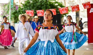 Festejo de aniversario en Tuzamapan