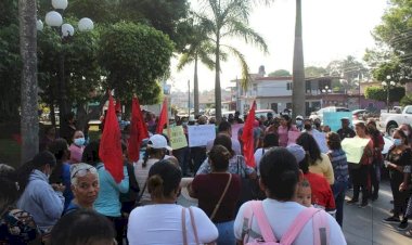 Fortinenses se manifestación al gobierno municipal morenista para la solución al agua potable